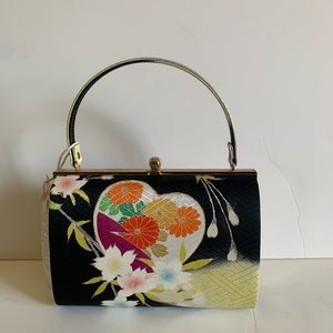 NWT Silk Painting Small Shoulder Bag Purse